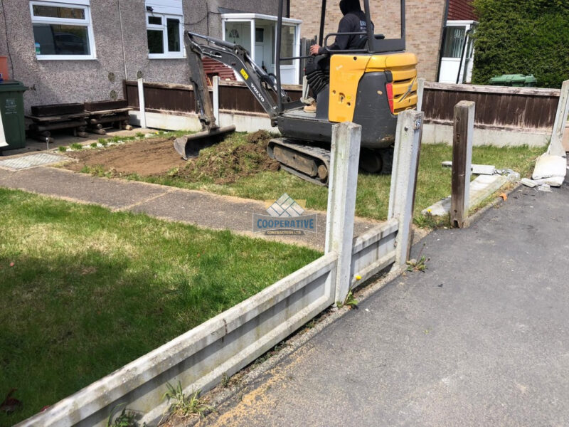 Charcoal Paved Driveway with Light Grey Border in Wickford, Essex