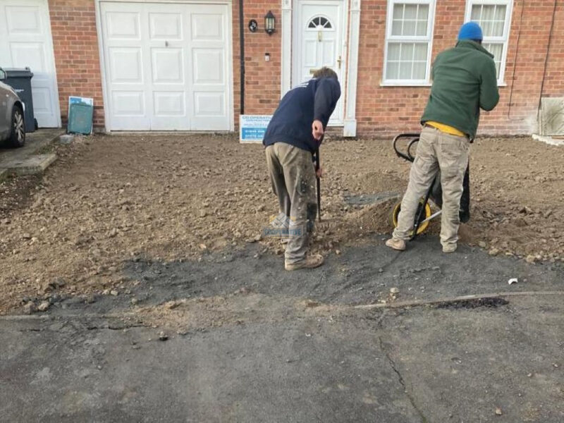 Autumn Gold Paved Driveway in South Woodham Ferrers, Chelmsford