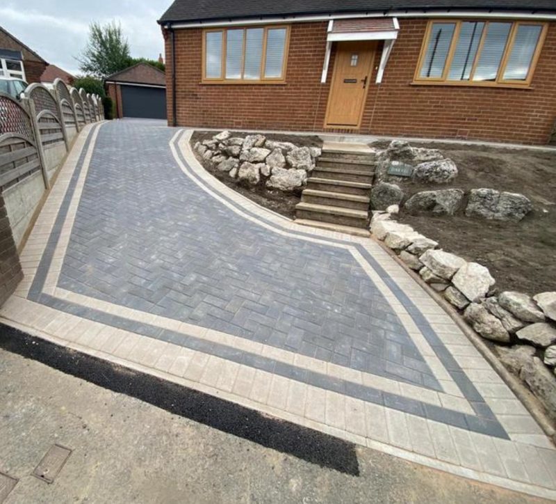 Block Paving Driveway in Dovercourt
