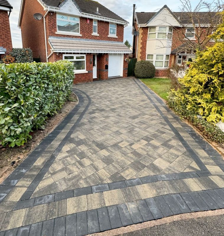 Block Paving Driveway in Hadleigh