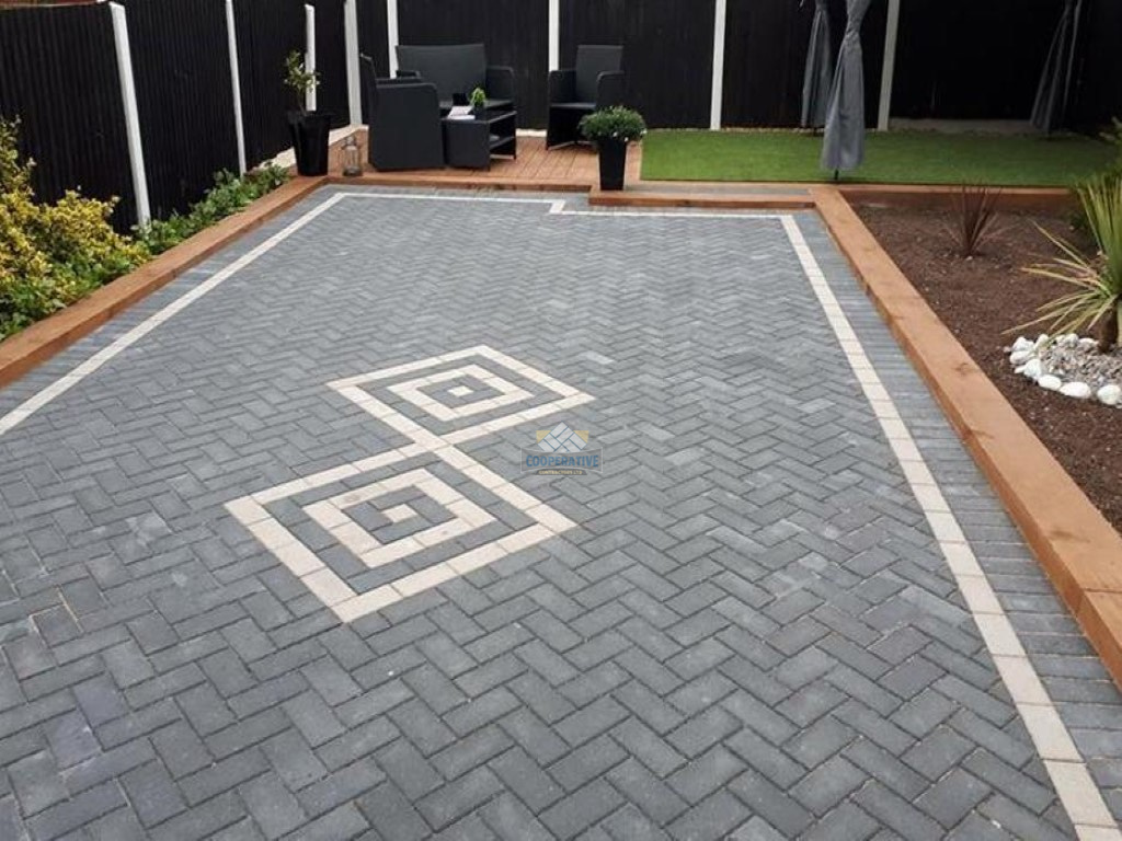 Block paving laid on a driveway in Corringham