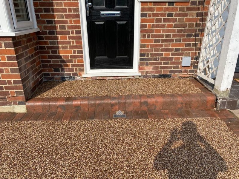 New driveway finished with resin in Brightlingsea