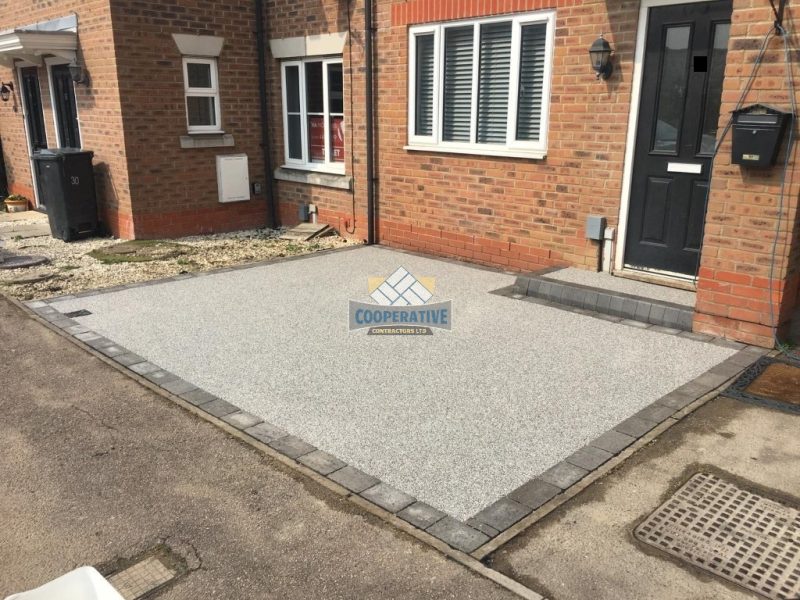 Resin driveway completed by Coopertive in Hadleigh