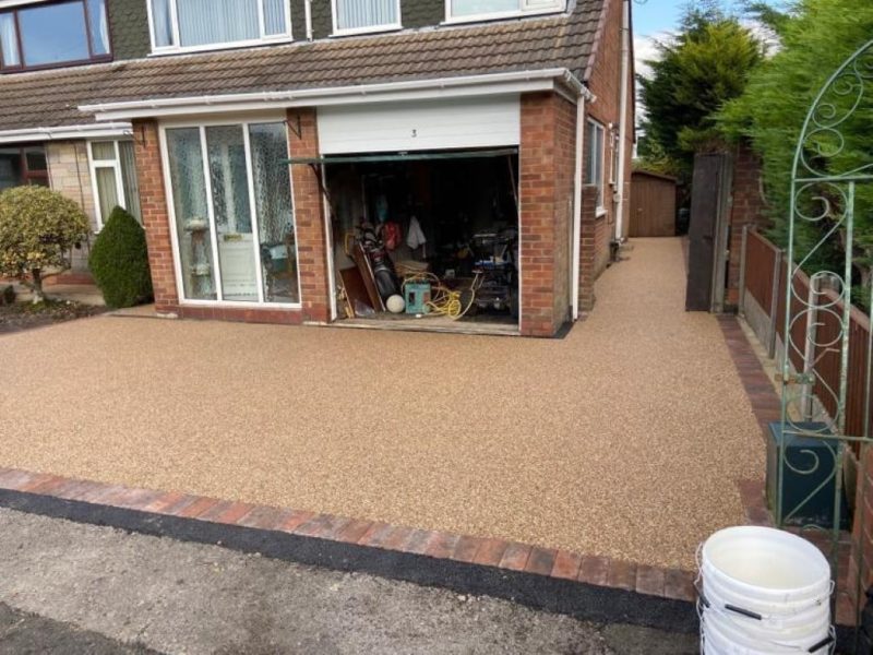 Resin driveway finished in Tiptree
