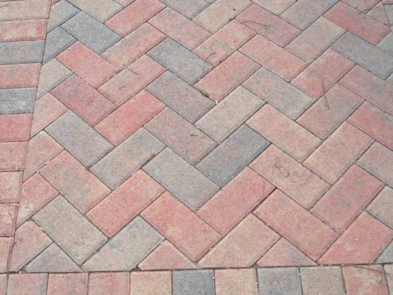 Herringbone Paving