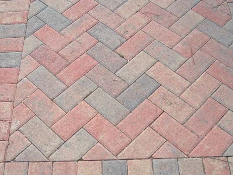 Herringbone Paving